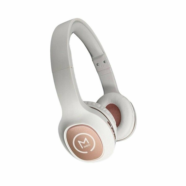 Morpheus 360 Bluetooth Wireless Headphones with Microphone - White with Rose MO306052